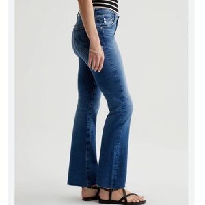 AG Adriano Goldschmied Flare Jeans in Deep Blue
